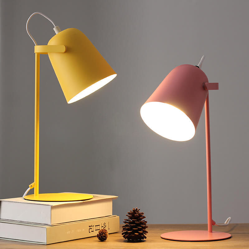 Modern Iron Table Lamp | Bedroom & Living Room | Macaron Design | Lologe