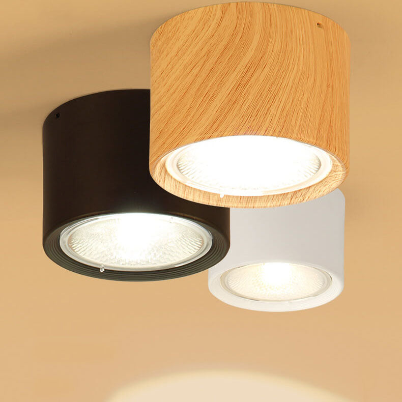 Nordic LED Flush Mount Ceiling Light | Cylinder Spotlight | Modern Minimalist Indoor | Lologe
