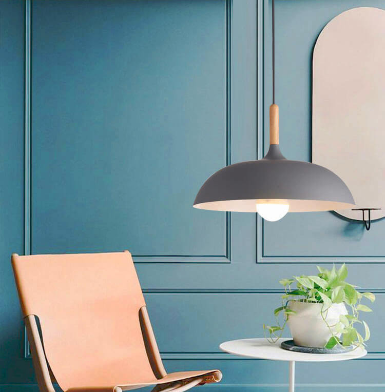 Modern Dome Pendant Light | Warm Minimalist Ambience | Lologe