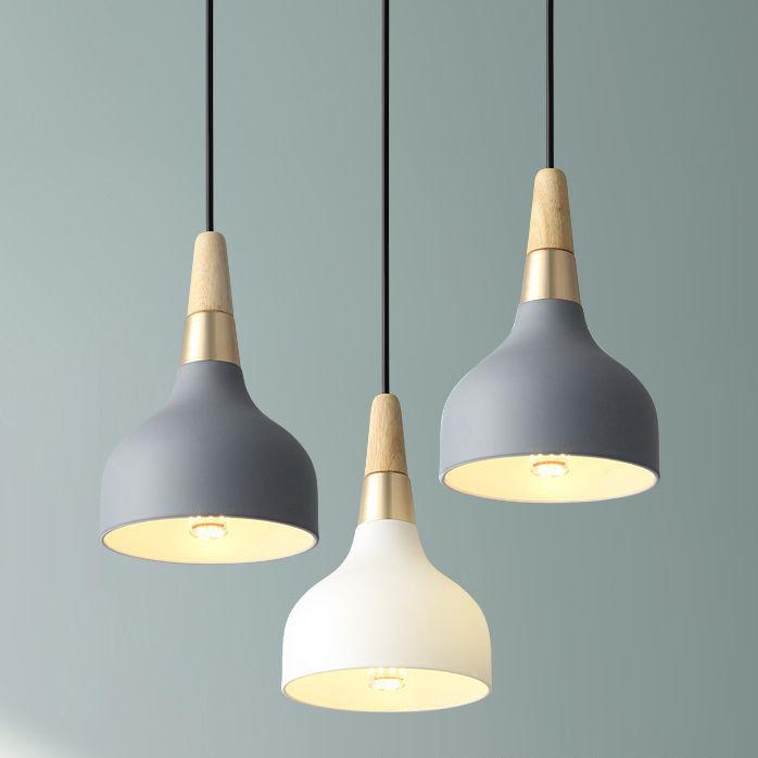 Modern Macaron Disc Pendant Light | Dining Room Iron Shade | Lologe