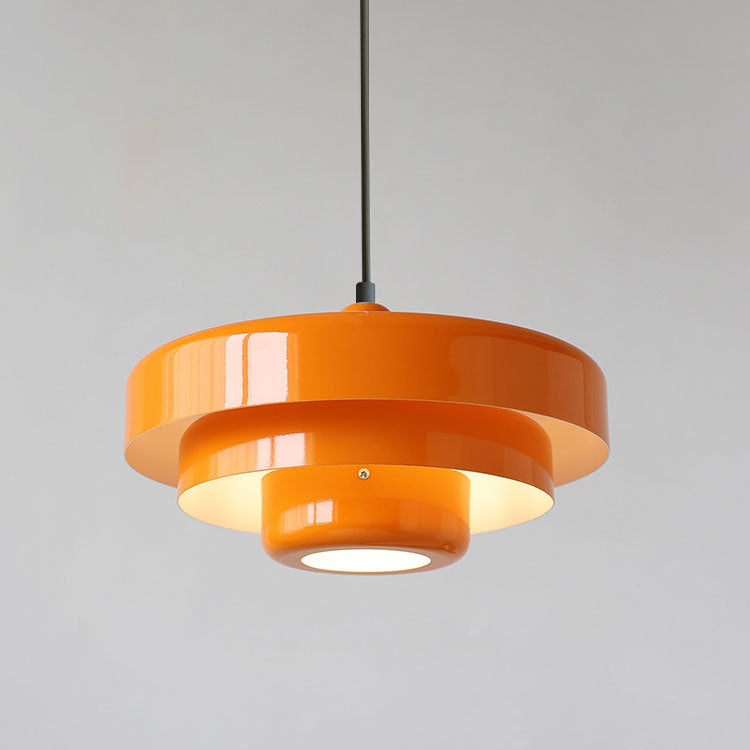 Nordic Metal Pendant Light | Dining Room Multi-Layered Round Shade | Lologe