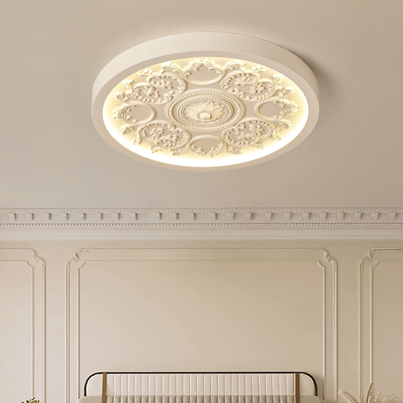LED Flush Mount Ceiling Light | Bedroom | Iron & Acrylic | Minimalist Design | Lologe