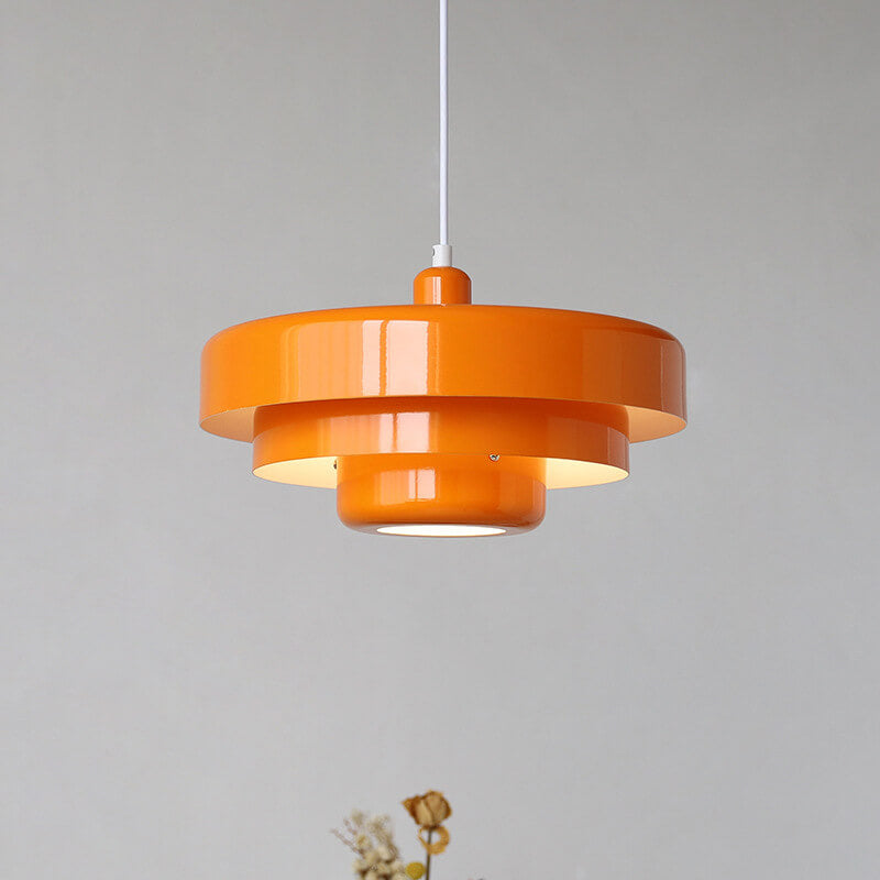 Nordic Metal Pendant Light | Dining Room Multi-Layered Round Shade | Lologe