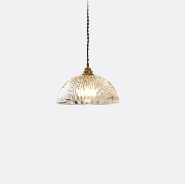 Glass Dome Pendant Light | Kitchen Ambience | Clear Glass Modern Design | Lologe