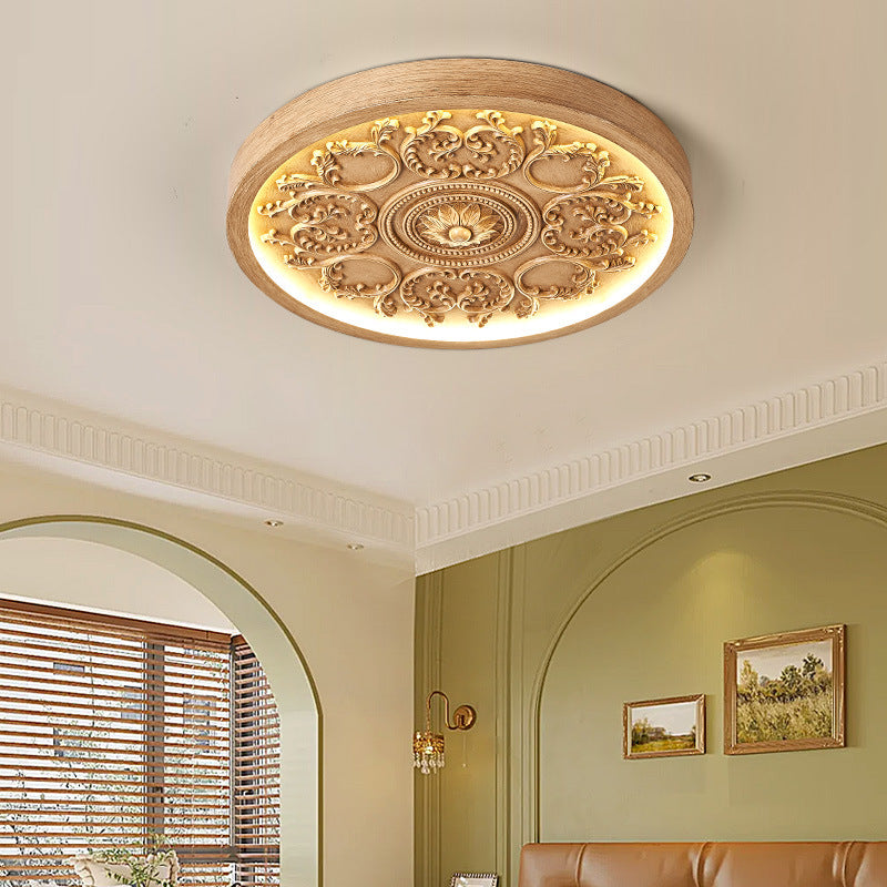 LED Flush Mount Ceiling Light | Bedroom | Iron & Acrylic | Minimalist Design | Lologe