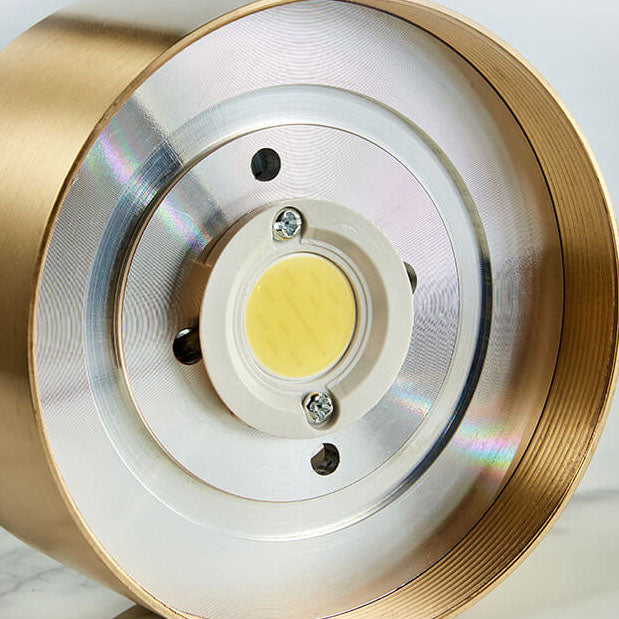 LED Flush Mount Ceiling Light | Living Room | All Copper | Ultra Thin Modern Lighting | Lologe