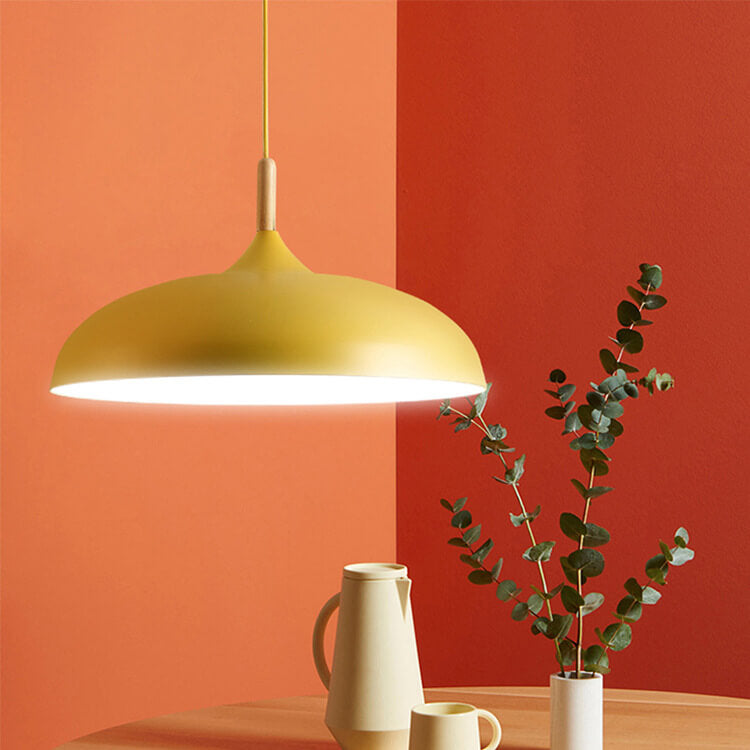 Modern Dome Pendant Light | Warm Minimalist Ambience | Lologe