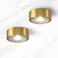 LED Flush Mount Ceiling Light | Living Room | All Copper | Ultra Thin Modern Lighting | Lologe