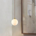 White Globe Pendant Light | Living Room Scandinavian Minimalist Design | Lologe