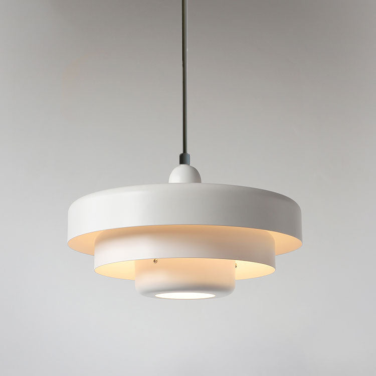 Nordic Metal Pendant Light | Dining Room Multi-Layered Round Shade | Lologe