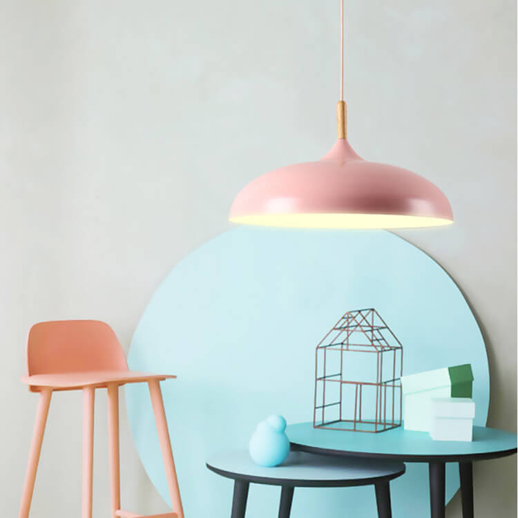 Modern Dome Pendant Light | Warm Minimalist Ambience | Lologe