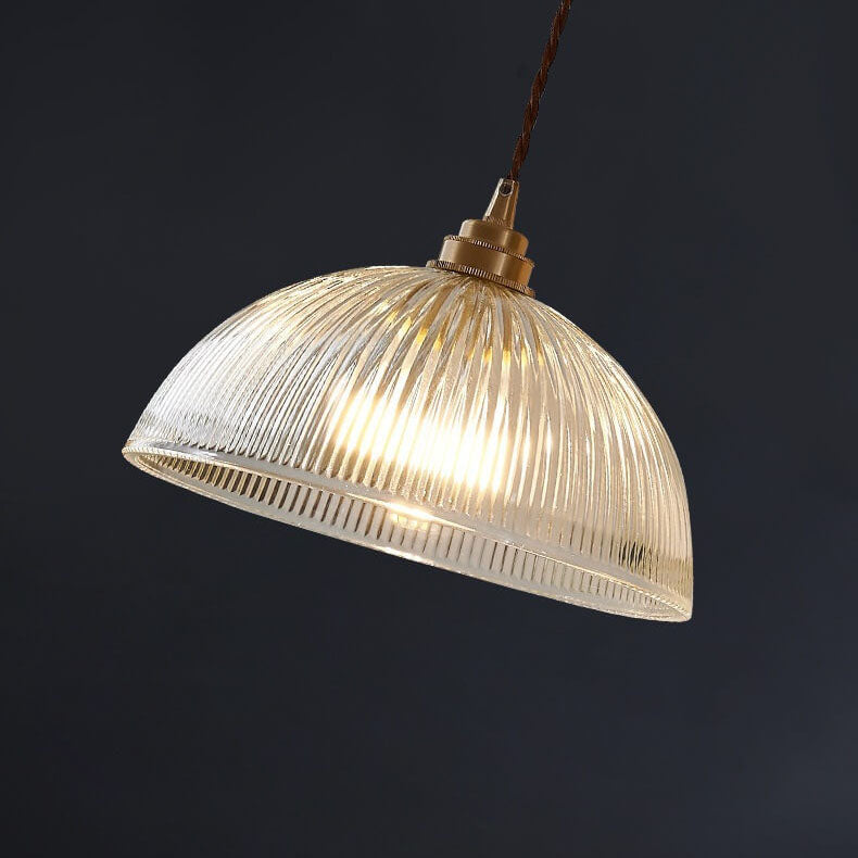 Glass Dome Pendant Light | Kitchen Ambience | Clear Glass Modern Design | Lologe