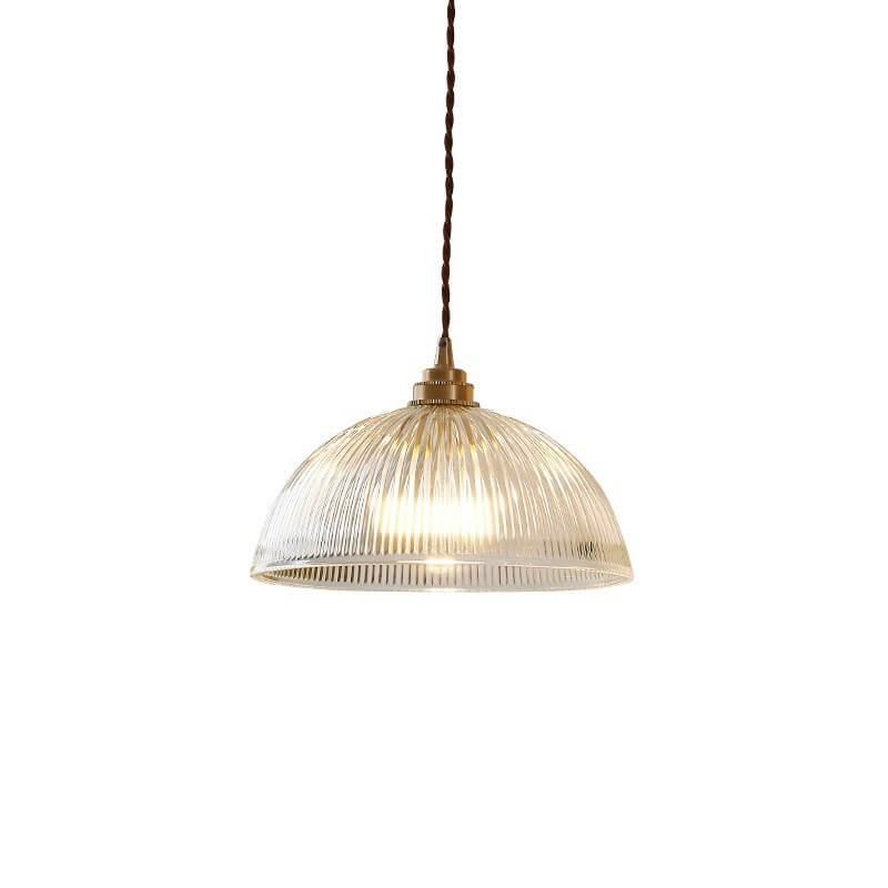Glass Dome Pendant Light | Kitchen Ambience | Clear Glass Modern Design | Lologe