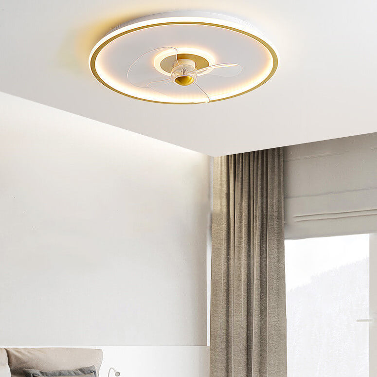 LED Ceiling Fan Light | Minimalist Acrylic Round | Flush Mount | Lologe