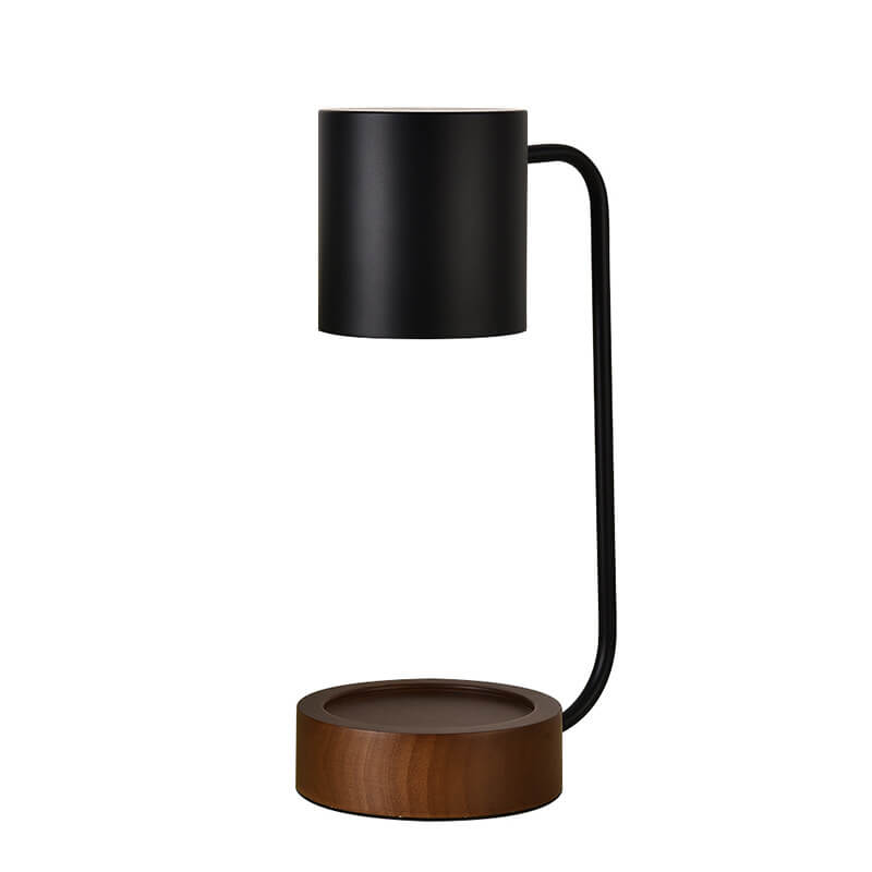 Minimalist Wood Wax Melt Table Lamp | Dimming Timer for Bedroom | Lologe