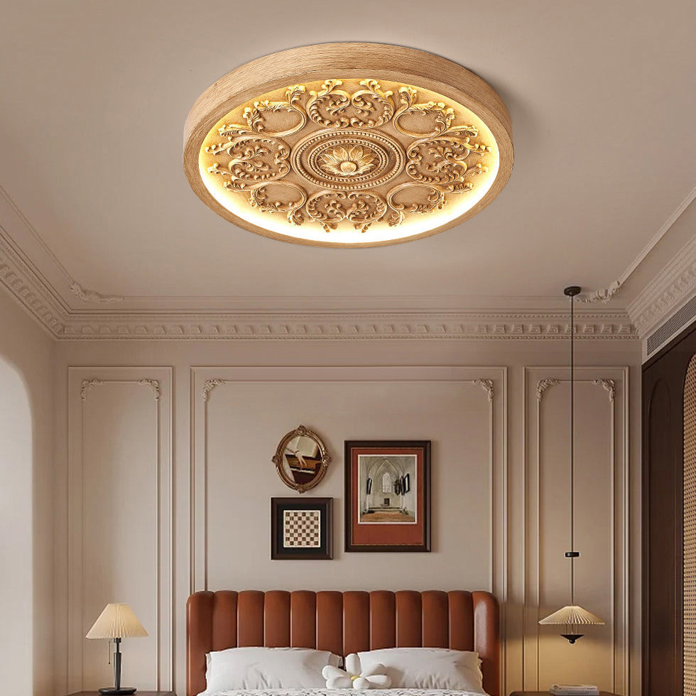 LED Flush Mount Ceiling Light | Bedroom | Iron & Acrylic | Minimalist Design | Lologe