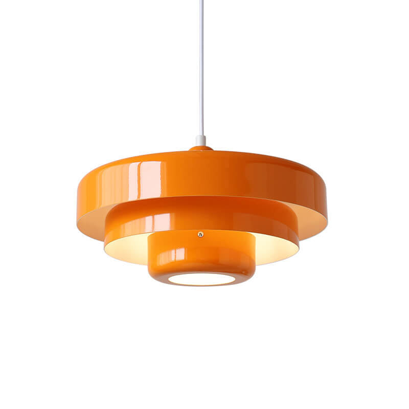 Nordic Metal Pendant Light | Dining Room Multi-Layered Round Shade | Lologe
