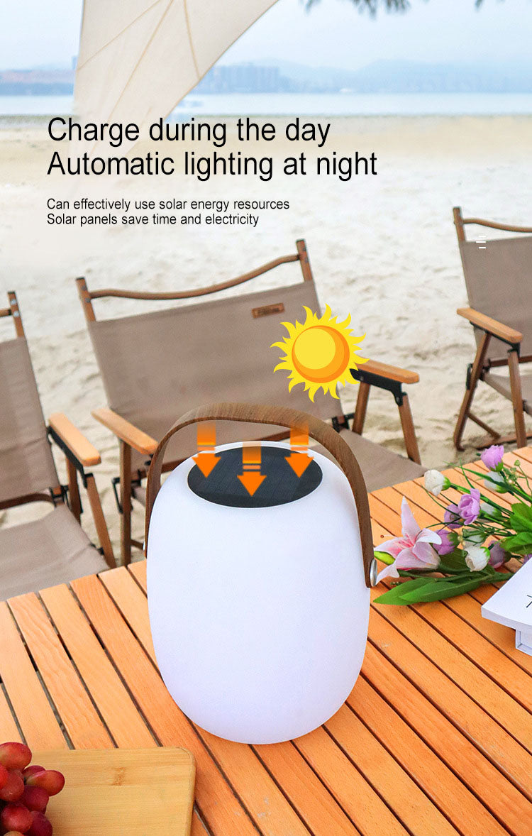 Solar LED Outdoor Basket Lamp | Waterproof Portable PE Decorative Light | Lologe