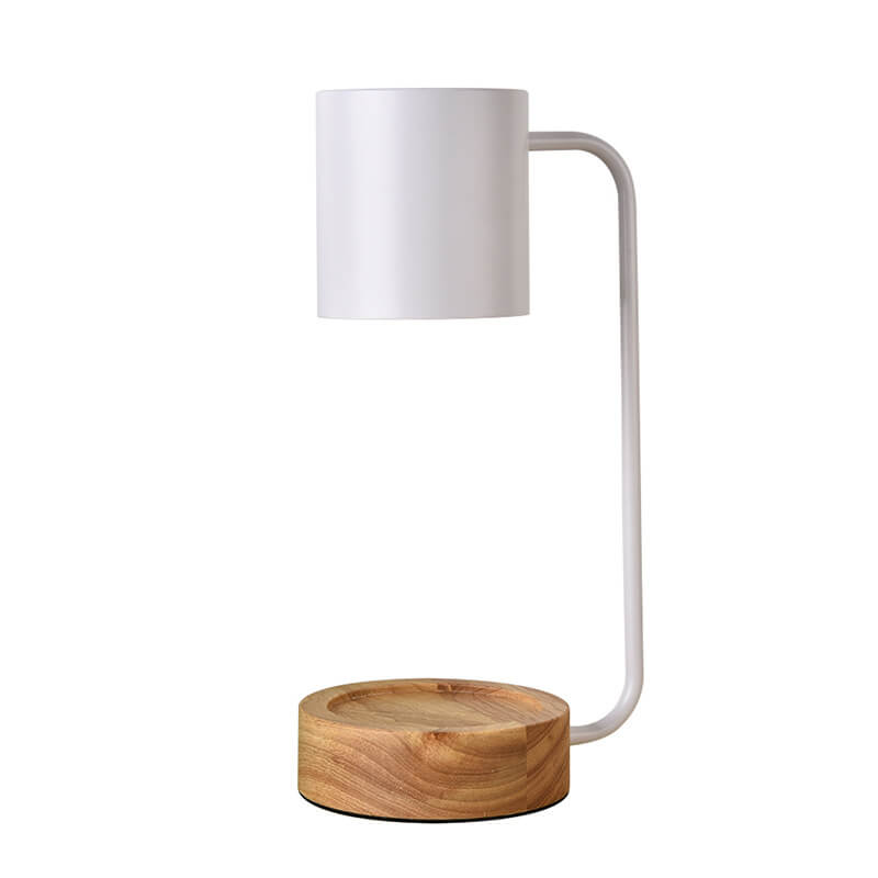 Minimalist Wood Wax Melt Table Lamp | Dimming Timer for Bedroom | Lologe