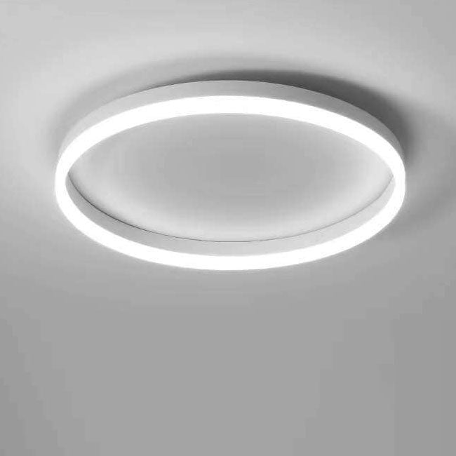 Nordic LED Flush Mount Ceiling Light | Circle Ring | Iron Acrylic | Minimalist Modern | Lologe