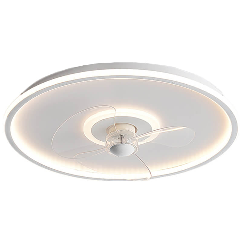 LED Ceiling Fan Light | Minimalist Acrylic Round | Flush Mount | Lologe