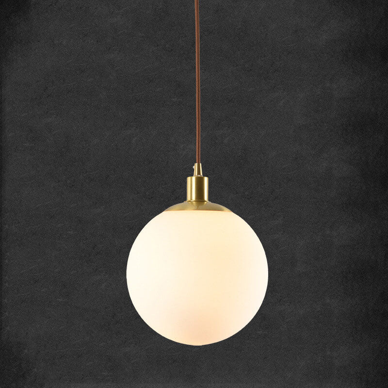 White Globe Pendant Light | Living Room Scandinavian Minimalist Design | Lologe