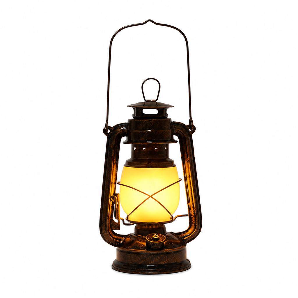 Vintage Rechargeable LED Table Lamp | Iron Acrylic | Cylinder Design | Modern Bedroom | Lologe