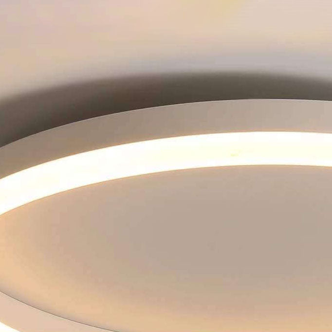 Nordic LED Flush Mount Ceiling Light | Circle Ring | Iron Acrylic | Minimalist Modern | Lologe