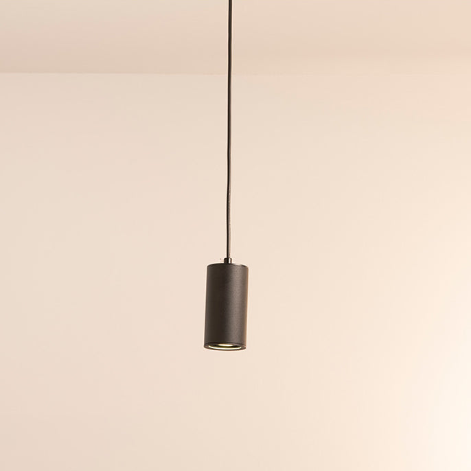 Pendant Light Dining Room | Iron Minimalist Column Design Black Gold Finish | Lologe