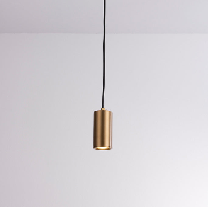 Pendant Light Dining Room | Iron Minimalist Column Design Black Gold Finish | Lologe