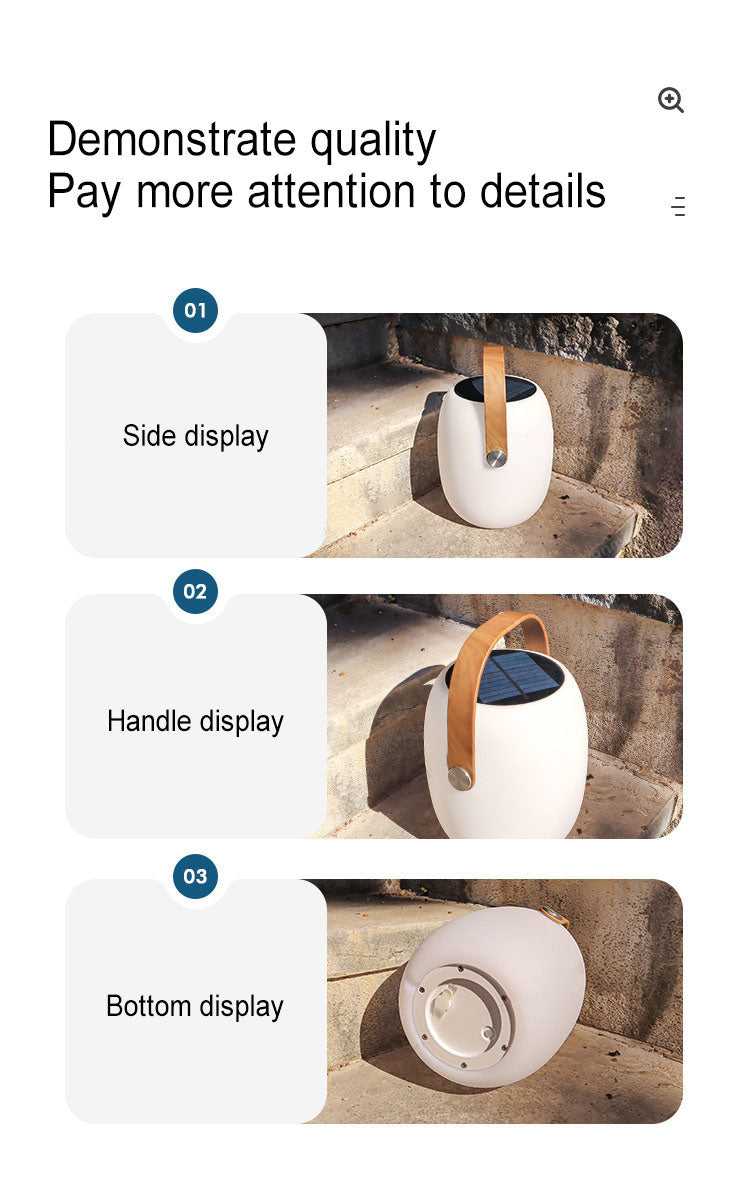 Solar LED Outdoor Basket Lamp | Waterproof Portable PE Decorative Light | Lologe