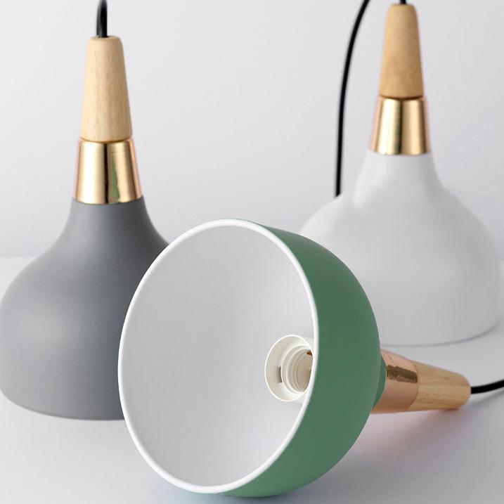 Modern Macaron Disc Pendant Light | Dining Room Iron Shade | Lologe