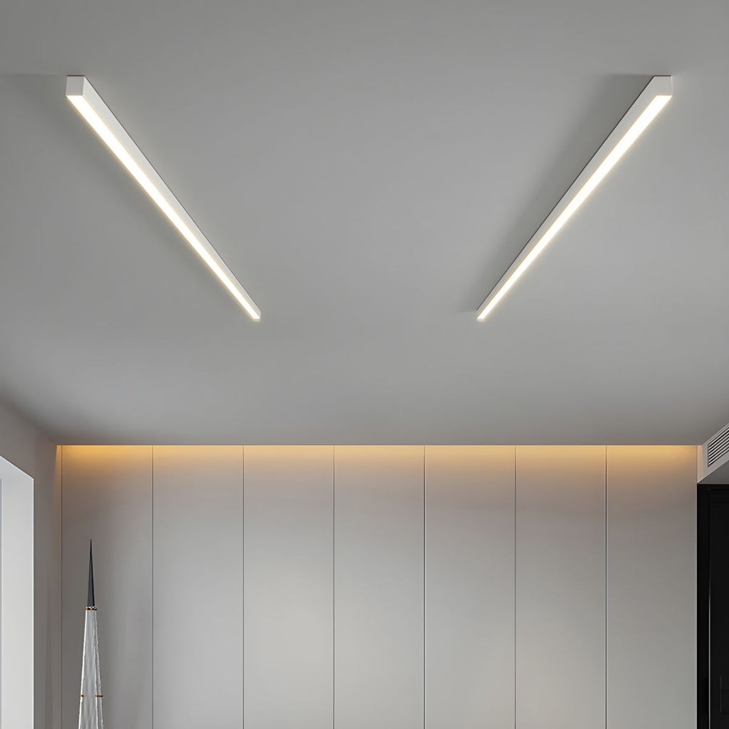 Modern Linear LED Ceiling Light | Hallway | Linear Design | Flush Mount | Minimalist | Lologe