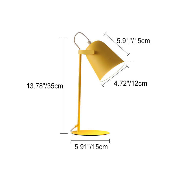 Modern Iron Table Lamp | Bedroom & Living Room | Macaron Design | Lologe