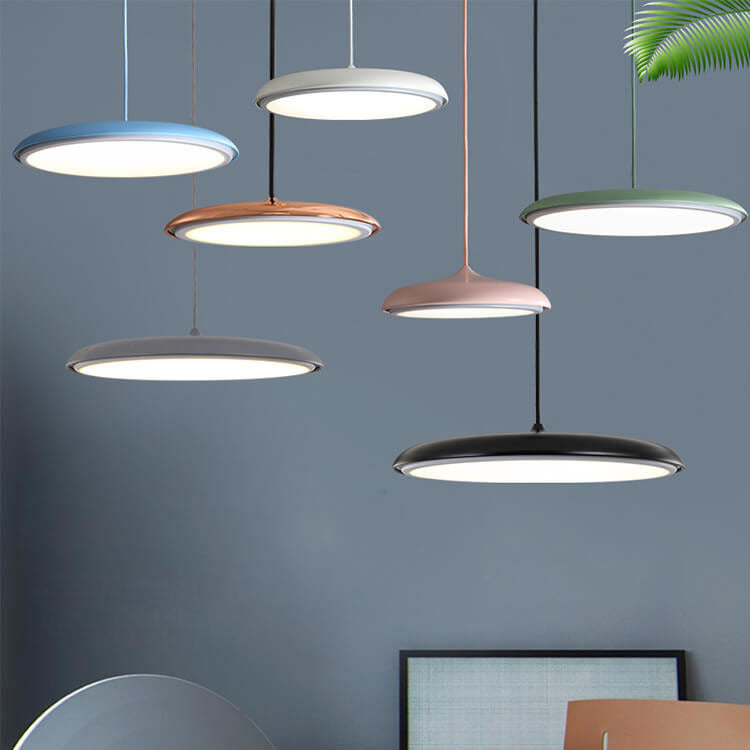 Nordic LED Pendant Light | Dining Room Metal Macaron Style | Lologe