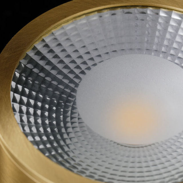 LED Flush Mount Ceiling Light | Living Room | All Copper | Ultra Thin Modern Lighting | Lologe