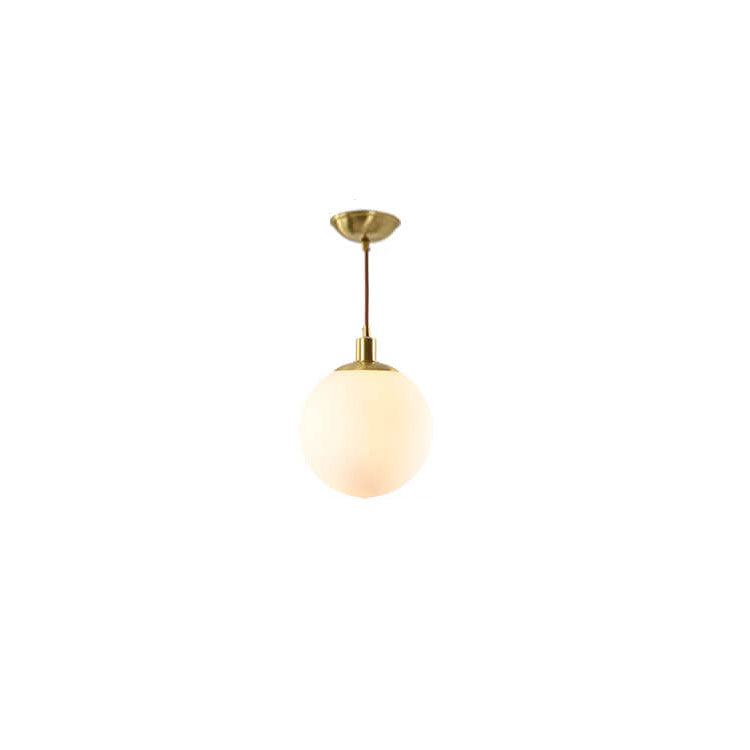 White Globe Pendant Light | Living Room Scandinavian Minimalist Design | Lologe