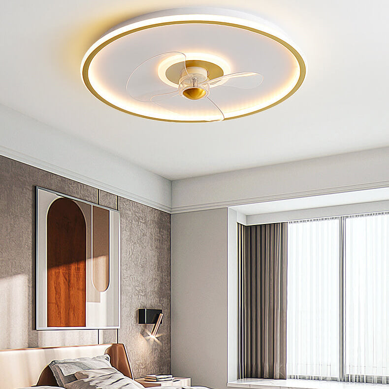 LED Ceiling Fan Light | Minimalist Acrylic Round | Flush Mount | Lologe