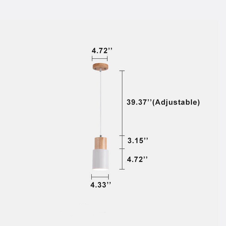 LED Pendant Light | Kitchen Island Aluminum Cylinder Nordic Style | Lologe