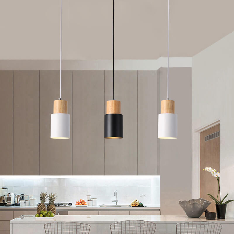 LED Pendant Light | Kitchen Island Aluminum Cylinder Nordic Style | Lologe