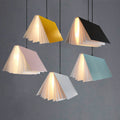 Modern Book Shade Pendant Light | Bedroom PVC Iron Hanging Lamp | Lologe