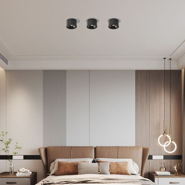 Adjustable LED Flush Mount Spotlight Ceiling Light | Modern Minimalist Lighting | Lologe