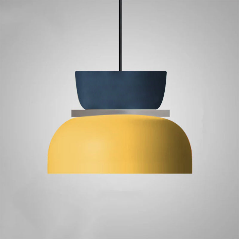 LED Pendant Light for Kitchen Island | Modern Metal Colourful Macaron Shade | Lologe