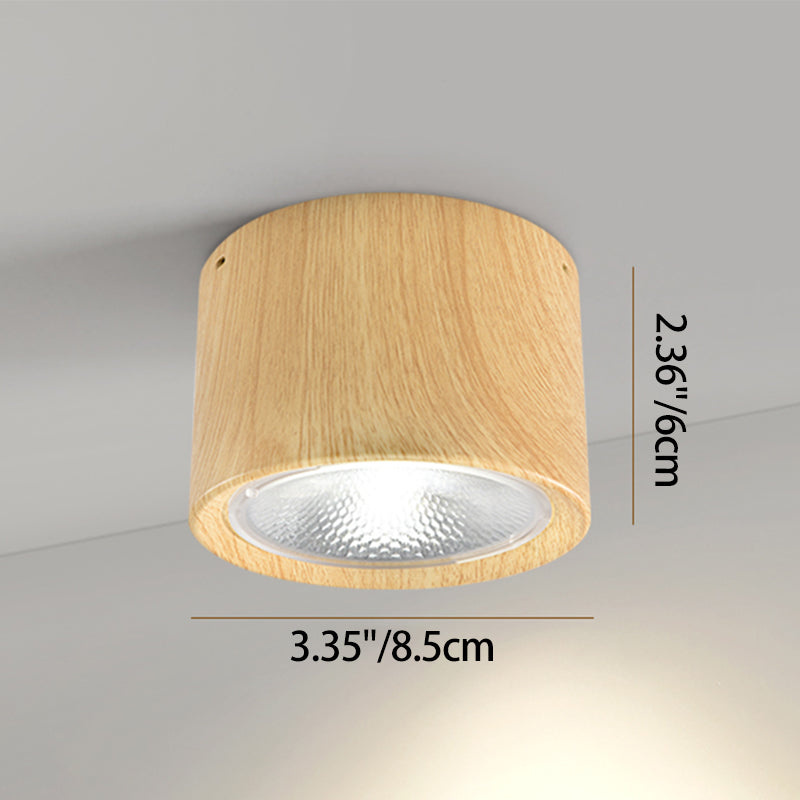 Nordic LED Flush Mount Ceiling Light | Cylinder Spotlight | Modern Minimalist Indoor | Lologe