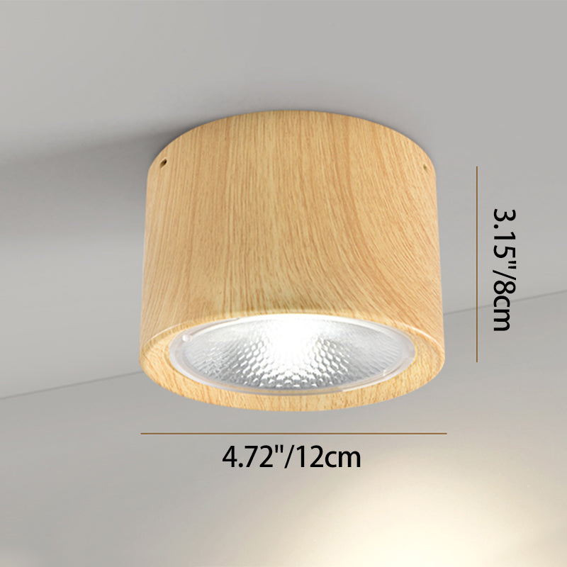 Nordic LED Flush Mount Ceiling Light | Cylinder Spotlight | Modern Minimalist Indoor | Lologe