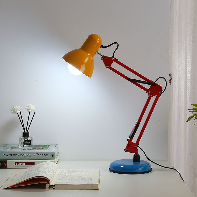 Modern Iron Table Lamp | Study Office | Half Circle Design | 1-Light | Memphis Style | Decor | Lologe