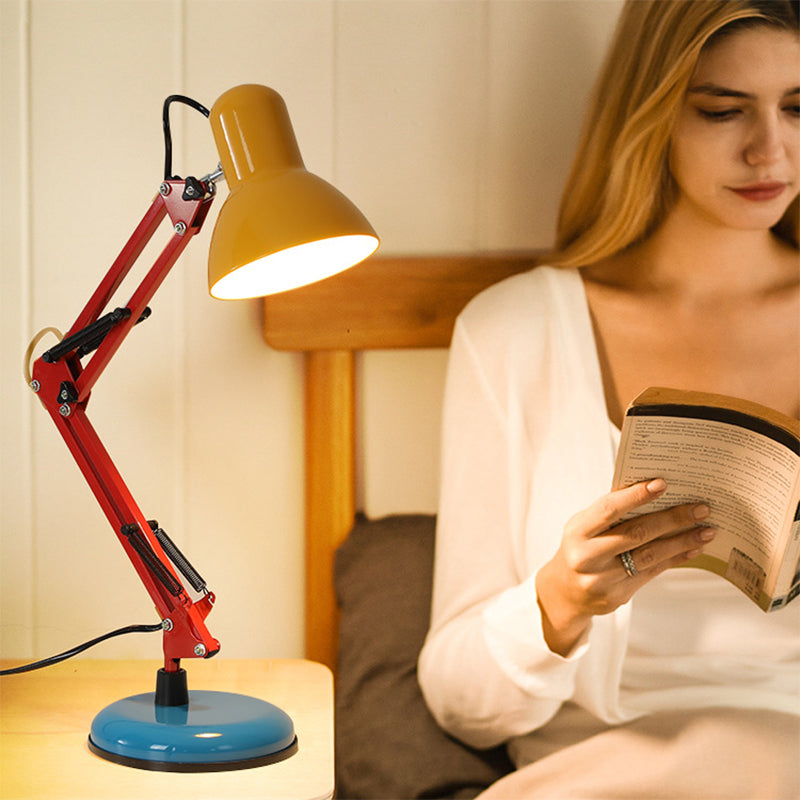 Modern Iron Table Lamp | Study Office | Half Circle Design | 1-Light | Memphis Style | Decor | Lologe