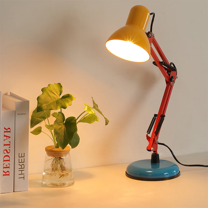 Modern Iron Table Lamp | Study Office | Half Circle Design | 1-Light | Memphis Style | Decor | Lologe
