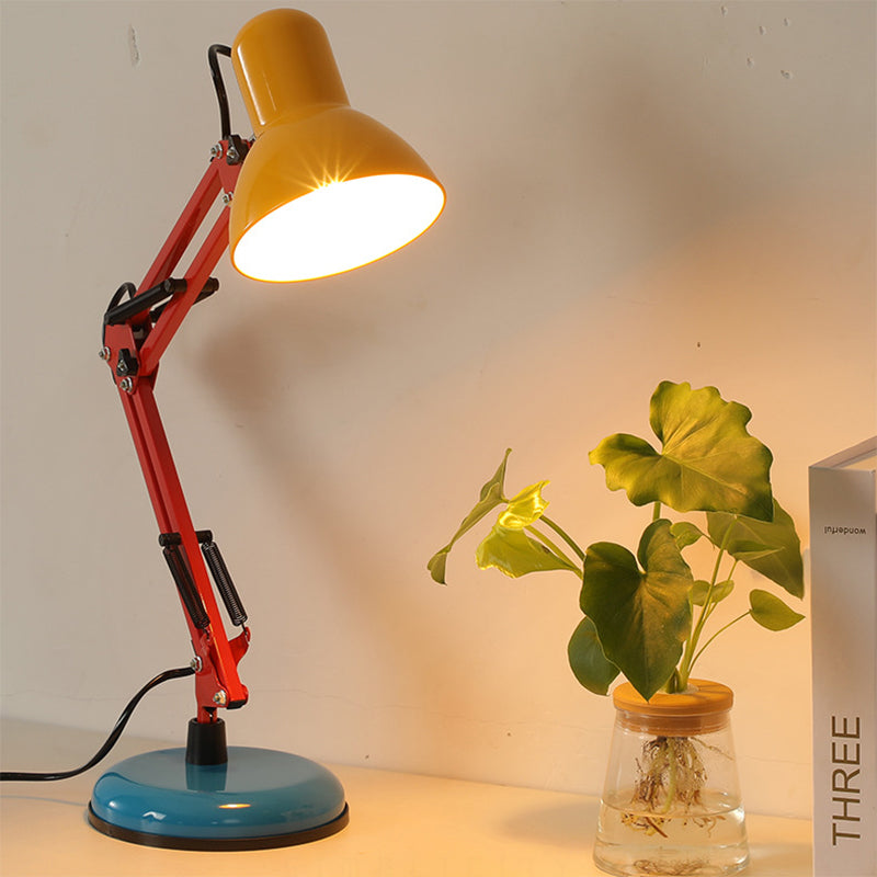 Modern Iron Table Lamp | Study Office | Half Circle Design | 1-Light | Memphis Style | Decor | Lologe