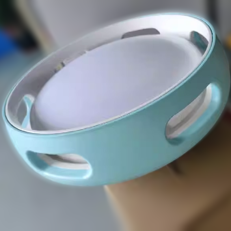 Nordic Bladeless LED Ceiling Fan Light | Acrylic Semi Flush Mount Bedroom | Lologe